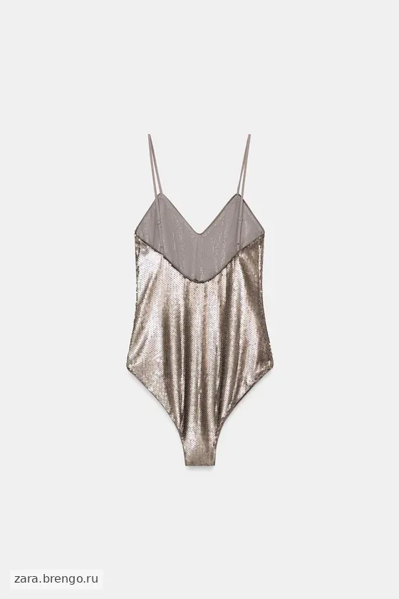 БОДИ С ПАЙЕТКАМИ — коллекция Zara «ZW»