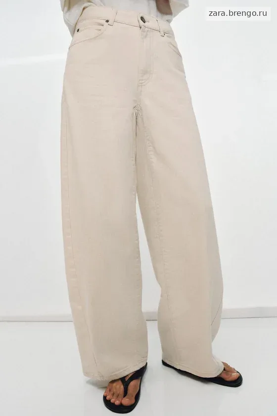 ДЖИНСЫ коллекция Zara «ZW» LOOSE  СО СРЕДНЕЙ ПОСАДКОЙ