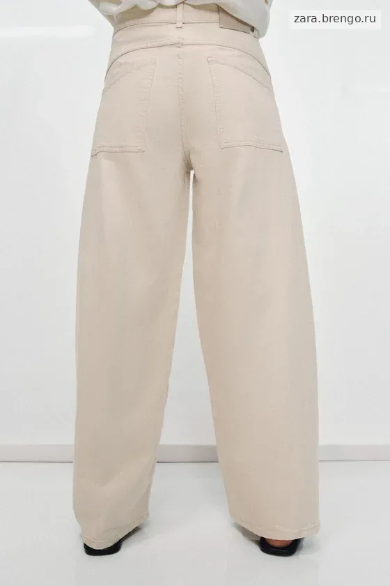 ДЖИНСЫ коллекция Zara «ZW» LOOSE  СО СРЕДНЕЙ ПОСАДКОЙ