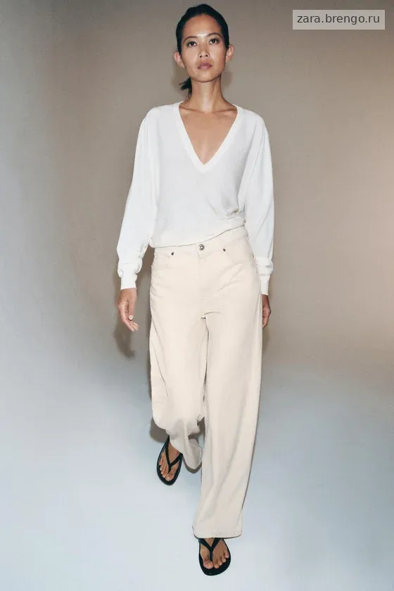 ДЖИНСЫ коллекция Zara «ZW» LOOSE  СО СРЕДНЕЙ ПОСАДКОЙ