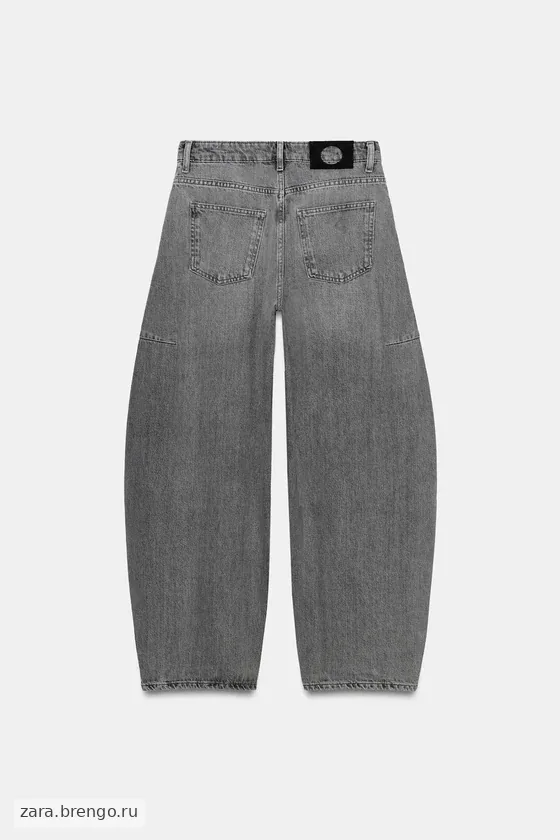 ДЖИНСЫ коллекция Zara «ZW» ANKLE баллон СО СРЕДНЕЙ ПОСАДКОЙ