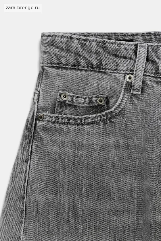 ДЖИНСЫ коллекция Zara «ZW» ANKLE баллон СО СРЕДНЕЙ ПОСАДКОЙ