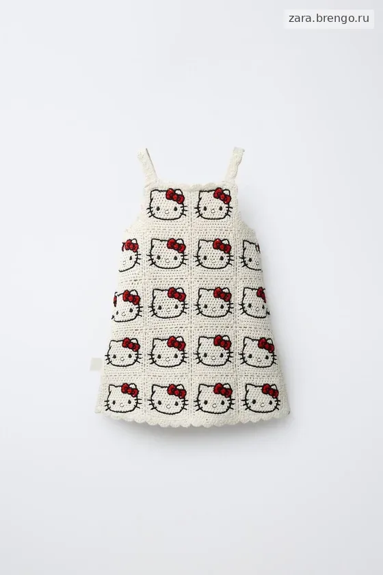 ВЯЗАНОЕ ПЛАТЬЕ HELLO KITTY © SANRIO