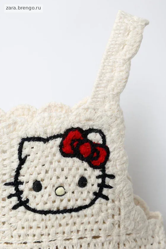 ВЯЗАНОЕ ПЛАТЬЕ HELLO KITTY © SANRIO