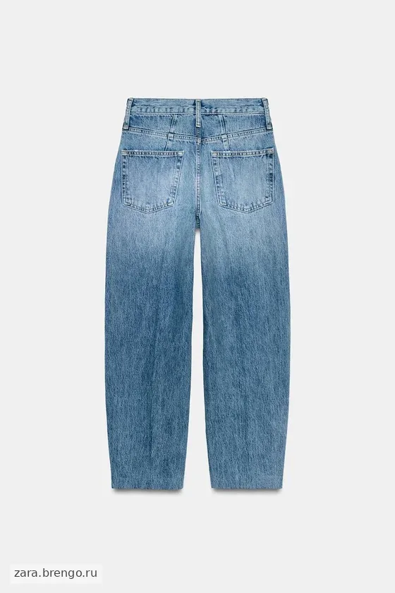 ЗАУЖЕННЫЕ ДЖИНСЫ С ВЫСОКОЙ ПОСАДКОЙ — коллекция Zara «ZW»