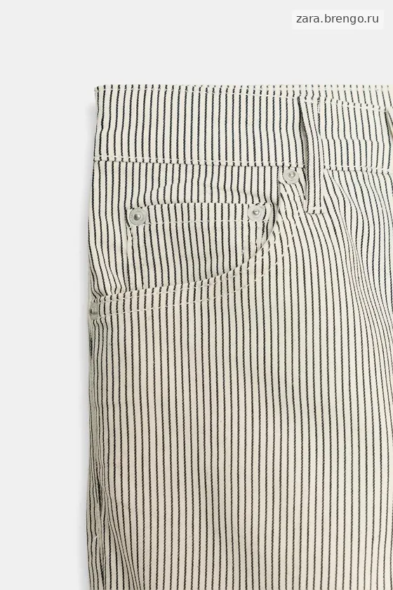 УКОРОЧЕННЫЕ ДЖИНСЫ -клёш СО СРЕДНЕЙ ПОСАДКОЙ — коллекция Zara «ZW»