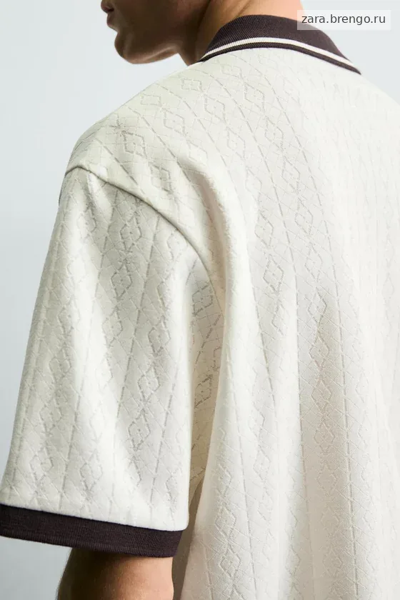 ВЕРТИКАЛЬНОЕ ПОЛО JACQUARD С ВЫШИВКОЙ