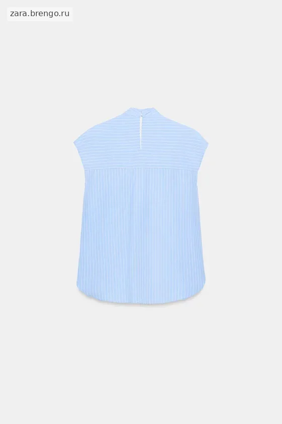 РУБАШКА В ПОЛОСКУ С ЗАВЯЗКАМИ — коллекция Zara «ZW»
