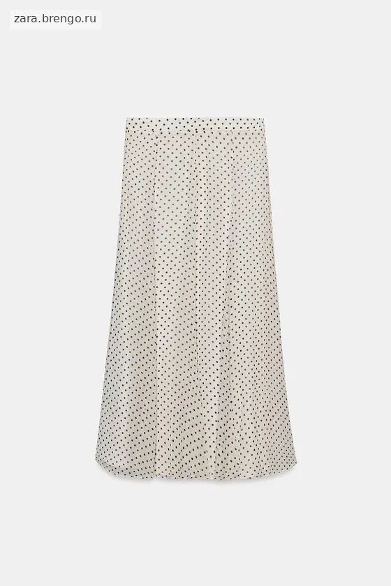 ЮБКА МИДИ В ГОРОШЕК — коллекция Zara «ZW»
