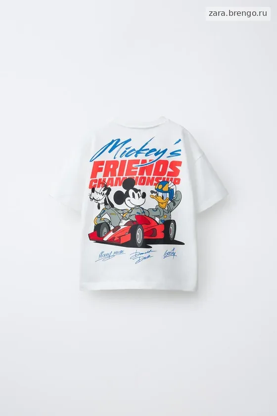 ФУТБОЛКА С ПРИНТОМ MICKEY MOUSE AND FRIENDS © DISNEY
