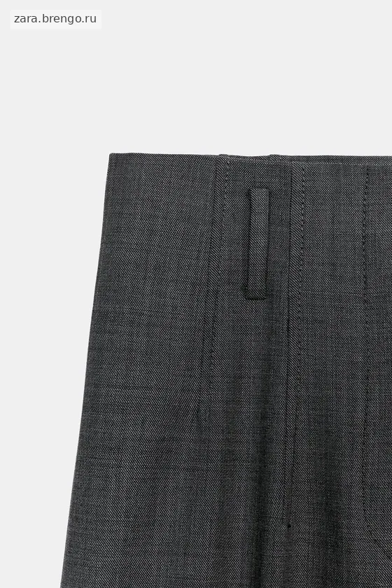 БРЮКИ ИЗ ШЕРСТИ С ВЫСОКОЙ ПОСАДКОЙ — коллекция Zara «ZW»