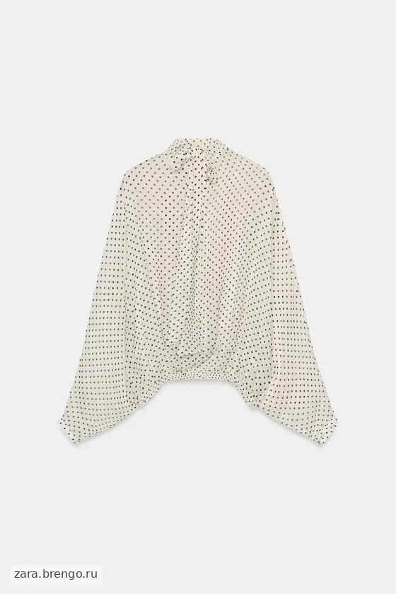 БЛУЗА В ГОРОШЕК — коллекция Zara «ZW»