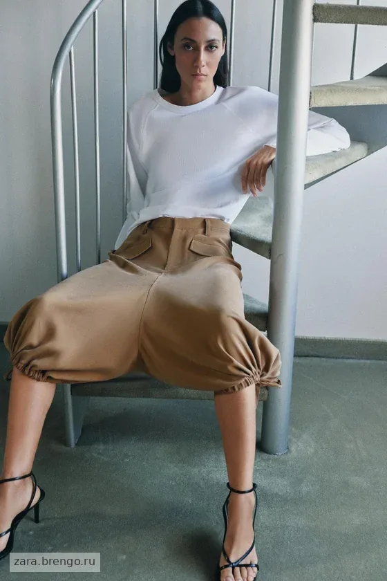 СВОБОДНЫЕ ДЛИННЫЕ ШОРТЫ — коллекция Zara «ZW»