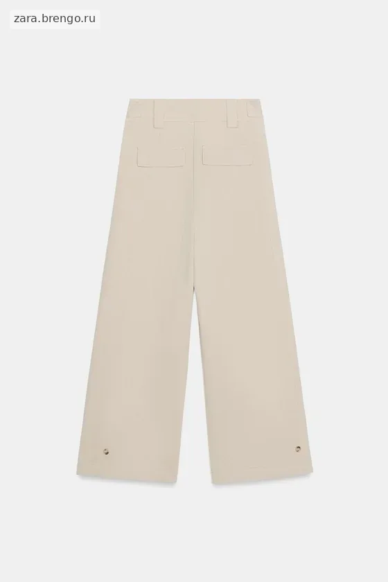 БРЮКИ ЧИНОС С ХЛЯСТИКАМИ — коллекция Zara «ZW»