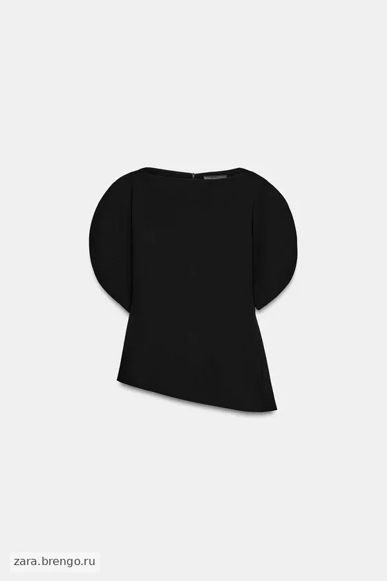 ТОП С ОБЪЕМНЫМИ РУКАВАМИ — коллекция Zara «ZW»