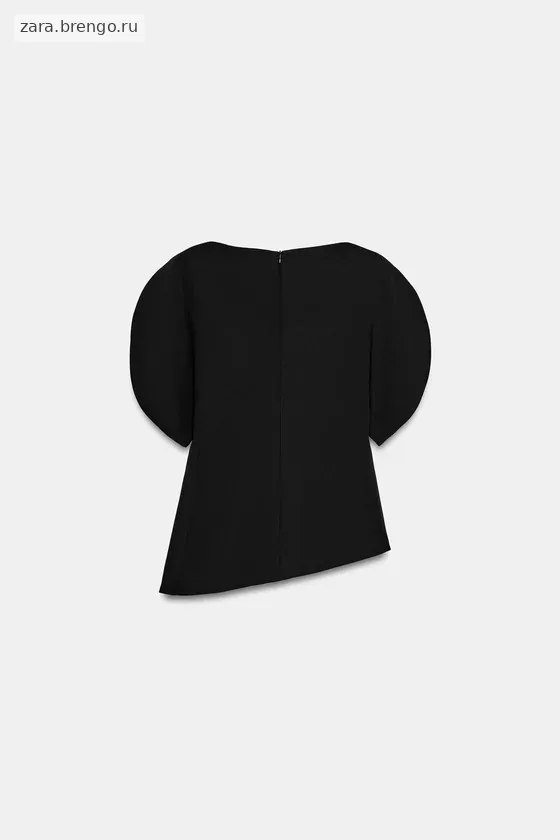 ТОП С ОБЪЕМНЫМИ РУКАВАМИ — коллекция Zara «ZW»