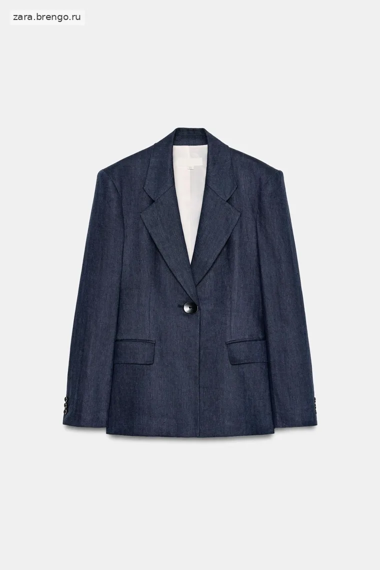 Костюм из узористого льна с узором косичка, zara