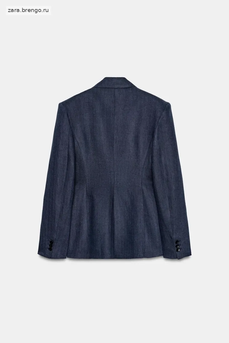 Костюм из узористого льна с узором косичка, zara