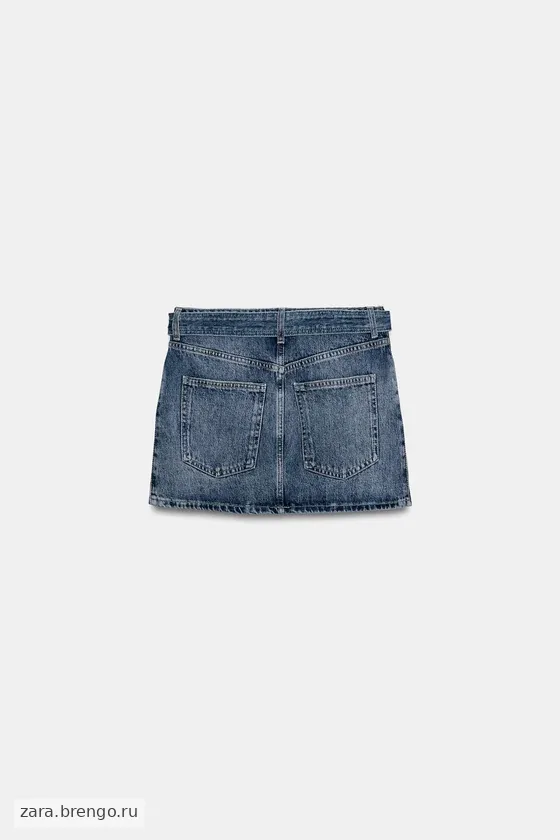 КОРОТКАЯ ДЖИНСОВАЯ ЮБКА — коллекция Zara «ZW»
