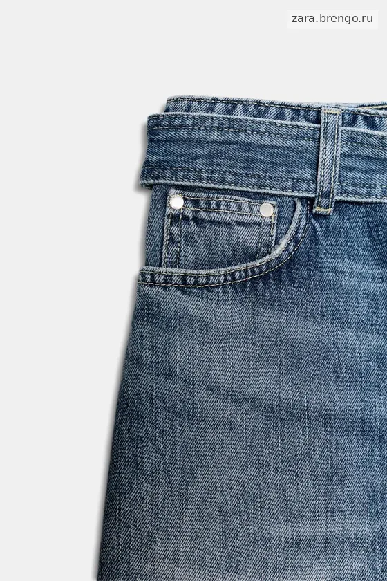 КОРОТКАЯ ДЖИНСОВАЯ ЮБКА — коллекция Zara «ZW»