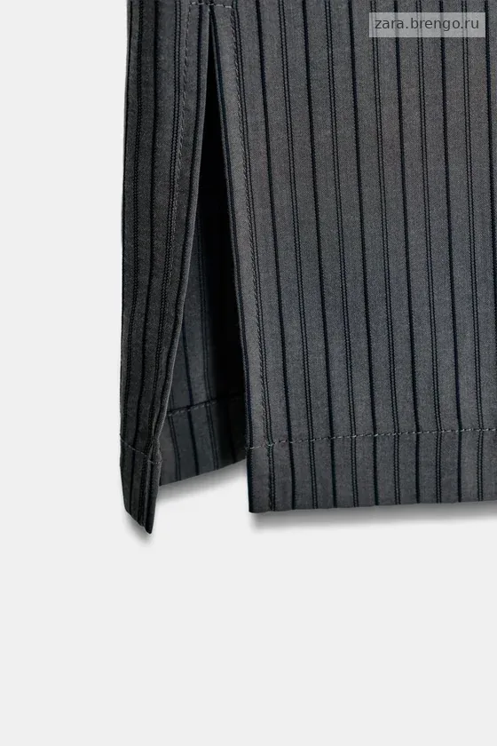 БРЮКИ В ПОЛОСКУ В ПИЖАМНОМ СТИЛЕ — коллекция Zara «ZW»