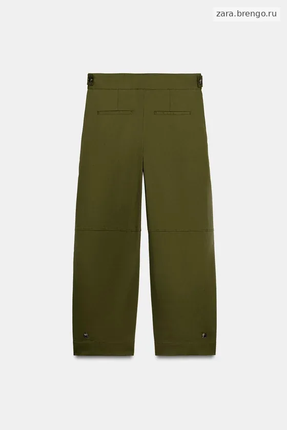 БРЮКИ ЧИНОС С ХЛЯСТИКАМИ — коллекция Zara «ZW»