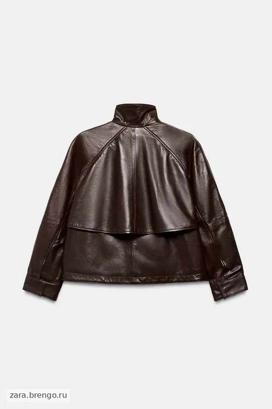 БОМБЕР ИЗ 100% КОЖИ — коллекция Zara «ZW»
