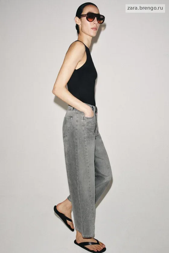 ДЖИНСЫ коллекция Zara «ZW» ANKLE  СО СРЕДНЕЙ ПОСАДКОЙ