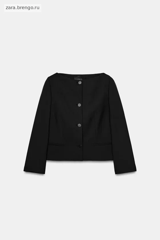 КУРТКА НА ПУГОВИЦАХ — коллекция Zara «ZW»