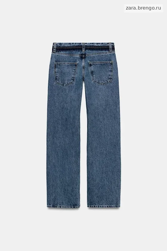 ДЖИНСЫ ПРЯМОГО КРОЯ С НИЗКОЙ ПОСАДКОЙ — коллекция Zara «ZW»