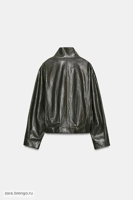 КУРТКА ИЗ ИСКУССТВЕННОЙ КОЖИ — коллекция Zara «ZW»