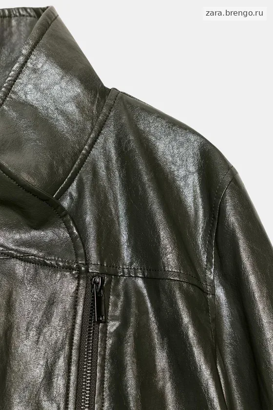КУРТКА ИЗ ИСКУССТВЕННОЙ КОЖИ — коллекция Zara «ZW»