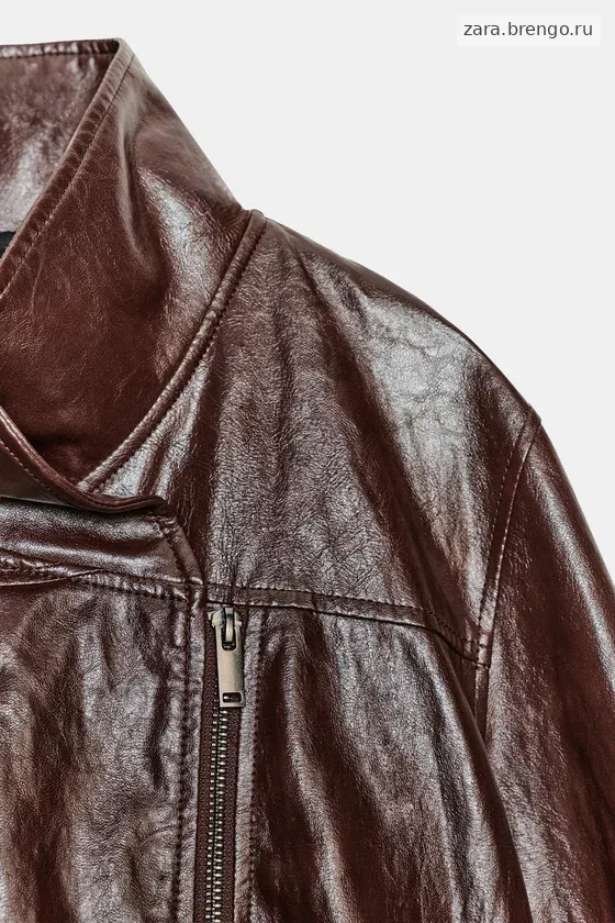 КУРТКА ИЗ ИСКУССТВЕННОЙ КОЖИ — коллекция Zara «ZW»