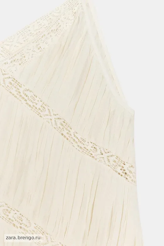ТОП АСИММЕТРИЧНОГО КРОЯ СО СКЛАДКАМИ — коллекция Zara «ZW»