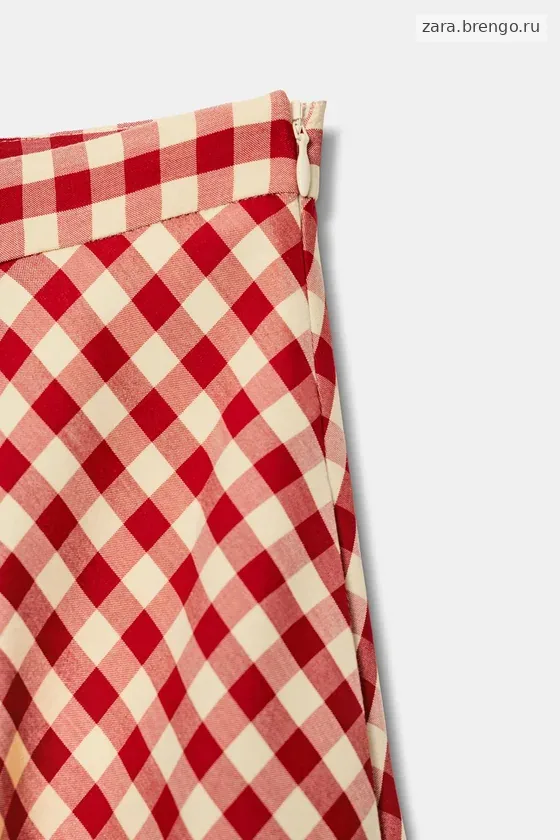 ШИРОКАЯ ЮБКА В КЛЕТКУ — коллекция Zara «ZW»