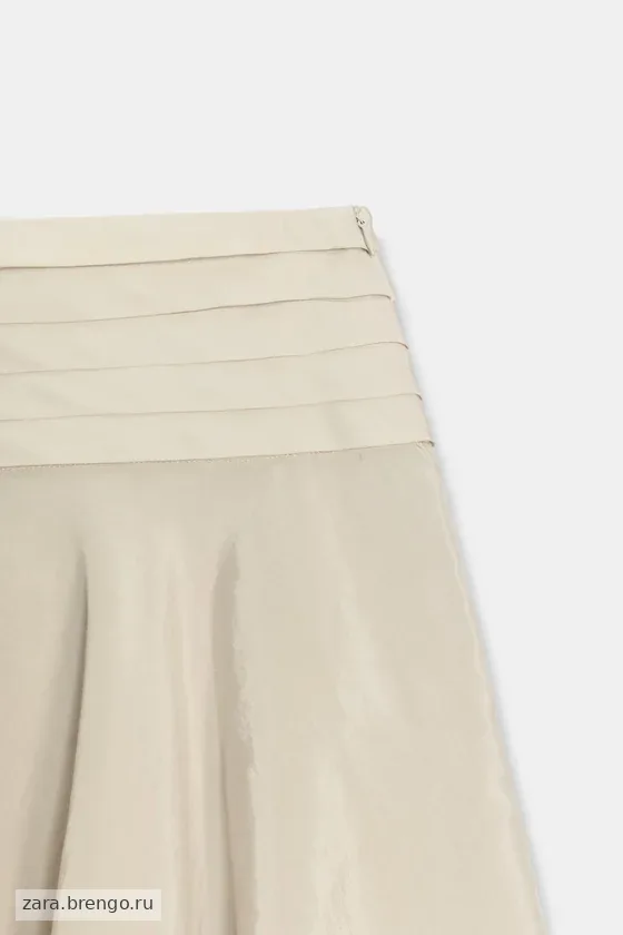 ЮБКА АСИММЕТРИЧНОГО КРОЯ С ВОЛАНАМИ — коллекция Zara «ZW»