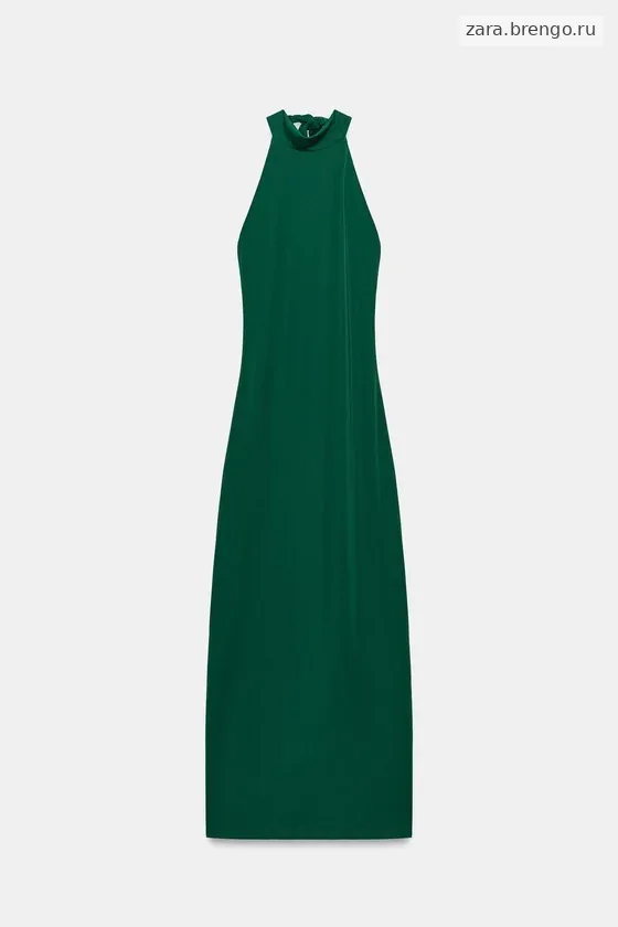 ПЛАТЬЕ МИДИ С ГОРЛОВИНОЙ ХАЛТЕР