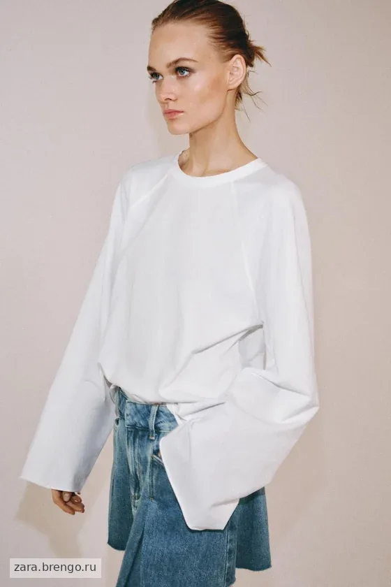 КОРОТКАЯ ДЖИНСОВАЯ ЮБКА — коллекция Zara «ZW»