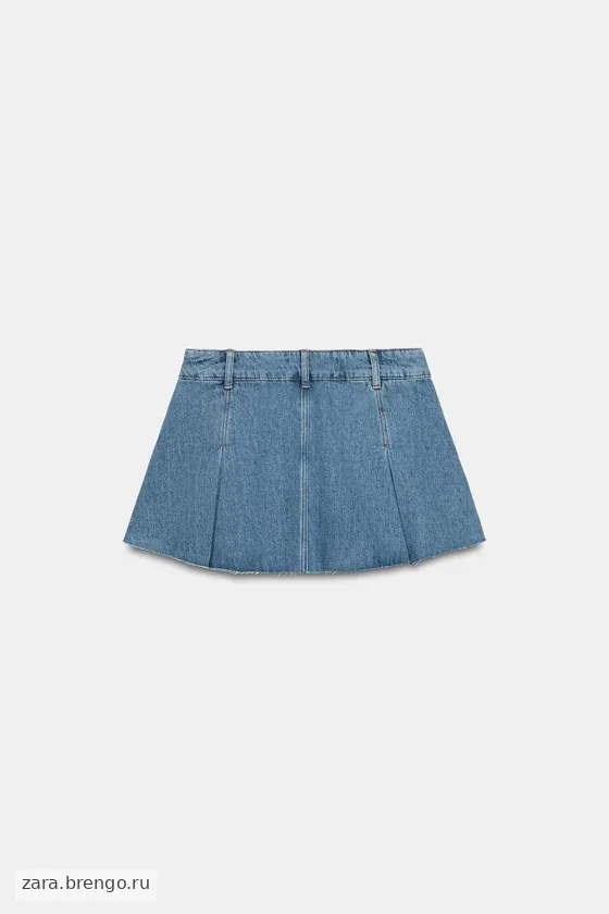 КОРОТКАЯ ДЖИНСОВАЯ ЮБКА — коллекция Zara «ZW»