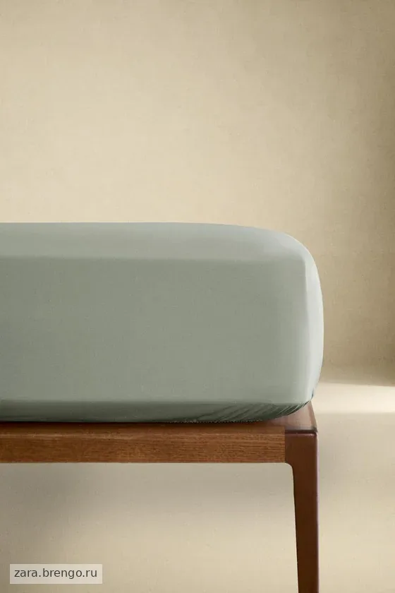 Простынь на резинке percale | 30 см (300 нитей)