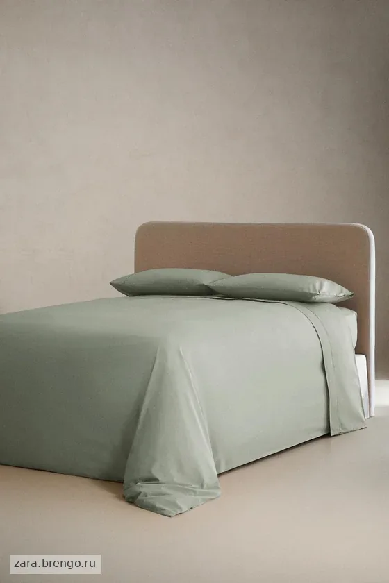 Простынь на резинке percale | 30 см (300 нитей)