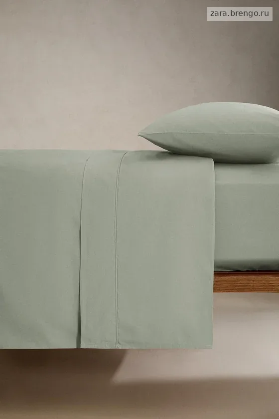 Простынь на резинке percale | 30 см (300 нитей)