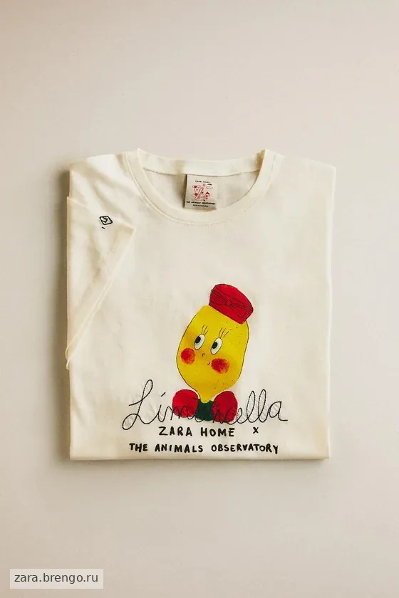 Детская футболка kids limoncella x the animals observatory
