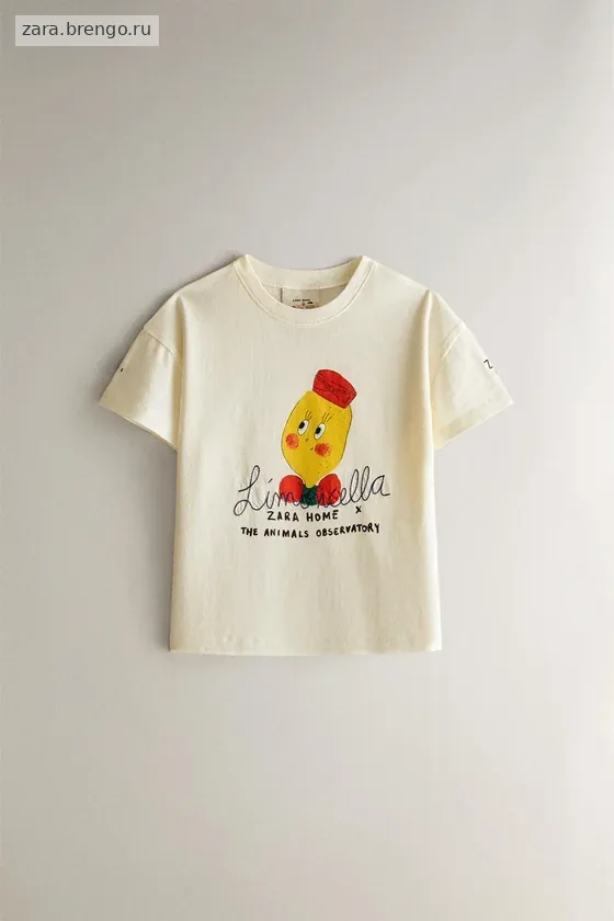 Детская футболка kids limoncella x the animals observatory