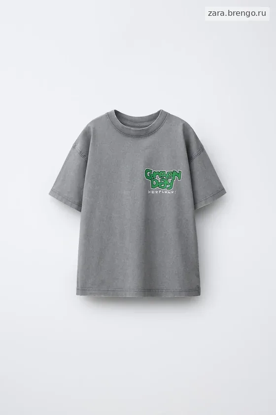 ФУТБОЛКА С ЭФФЕКТОМ ПОТЕРТОСТИ GREENDAY ®