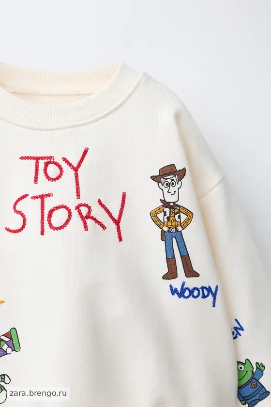 ТОЛСТОВКА С ВЫШИВКОЙ ИСТОРИЯ ИГРУШЕК © DISNEY PIXAR
