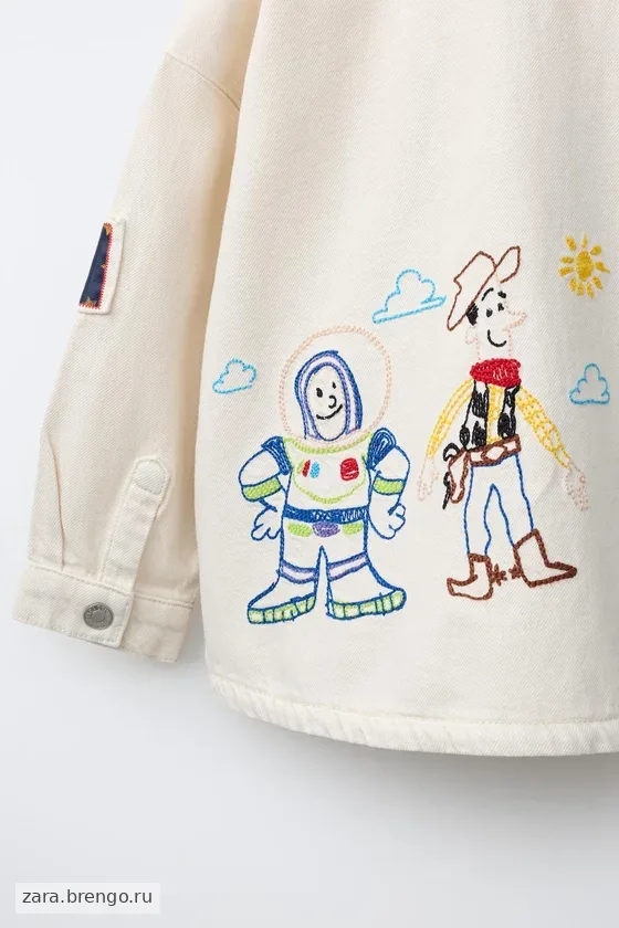 КУРТКА-РУБАШКА ИЗ САРЖИ С ВЫШИВКОЙ TOY STORY © DISNEY PIXAR