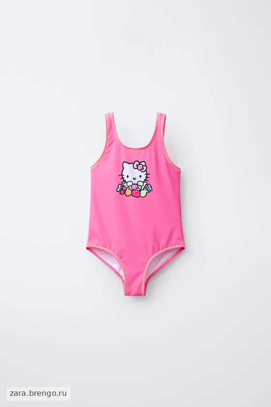 6-14 ЛЕТ/КУПАЛЬНИК С ФРУКТАМИ HELLO KITTY © SANRIO