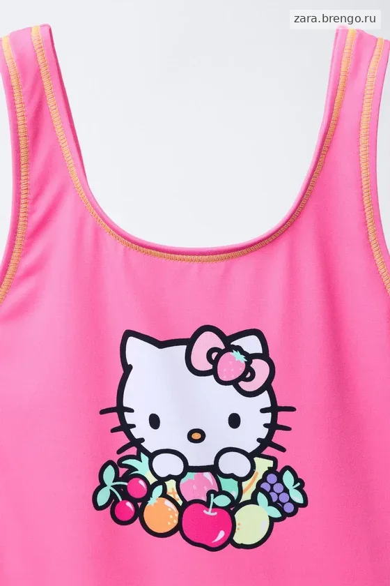 6-14 ЛЕТ/КУПАЛЬНИК С ФРУКТАМИ HELLO KITTY © SANRIO