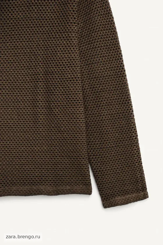 Вязаная футболка с крючком henley